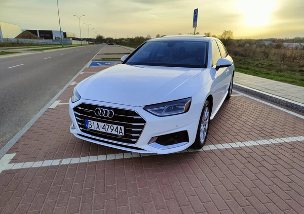 Audi A4 cena 127500 przebieg: 34500, rok produkcji 2021 z Białystok małe 92